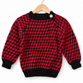 Handmade dual colour woollen sweater