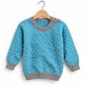 Handmade baby tread design woollen sweater