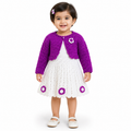 Handmade woolen full sleeves set Koti & Frock